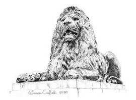 Trafalgar Sqare Lion